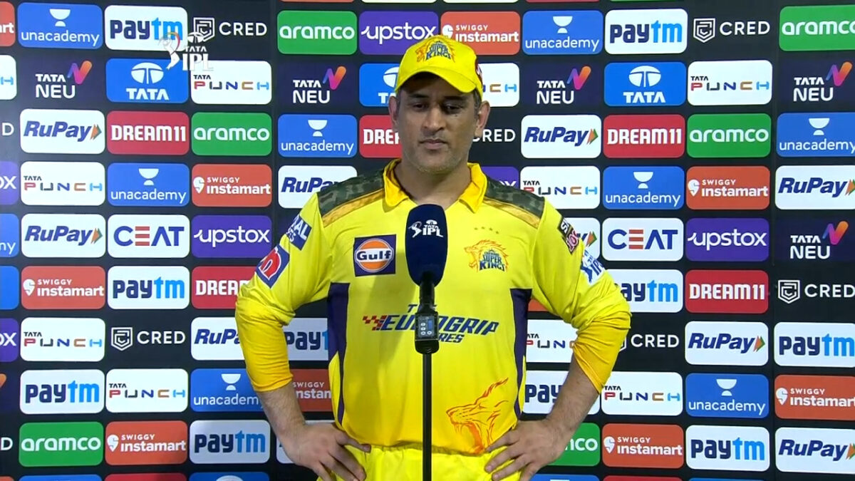 post match ms dhoni csk