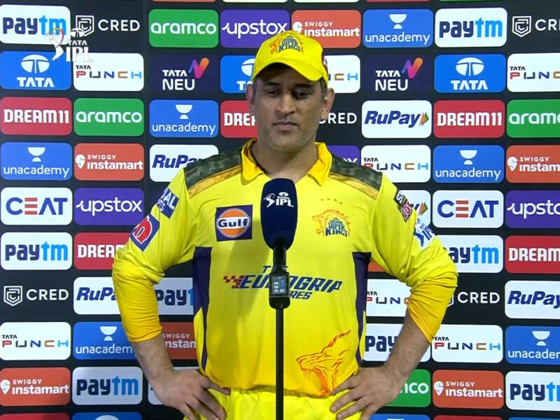 post match ms dhoni csk