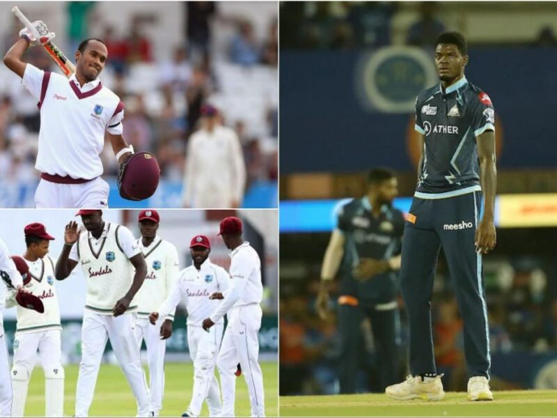 WEST INDIES TEST TEAM AGAINST INDIA